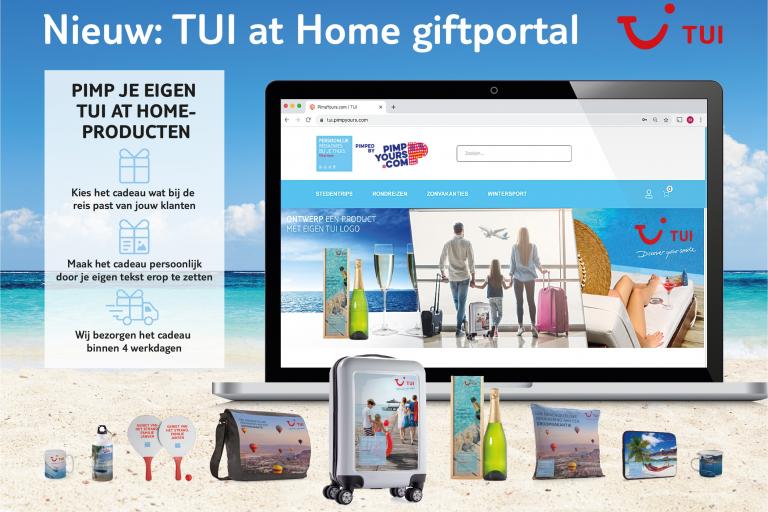 TUI at Home lanceert webportal voor gepersonaliseerde give-aways