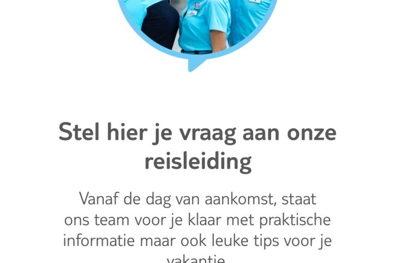Teaser image for Met de TUI app tijdens de vakantie zeker van veilig en makkelijk contact